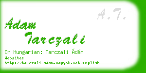 adam tarczali business card